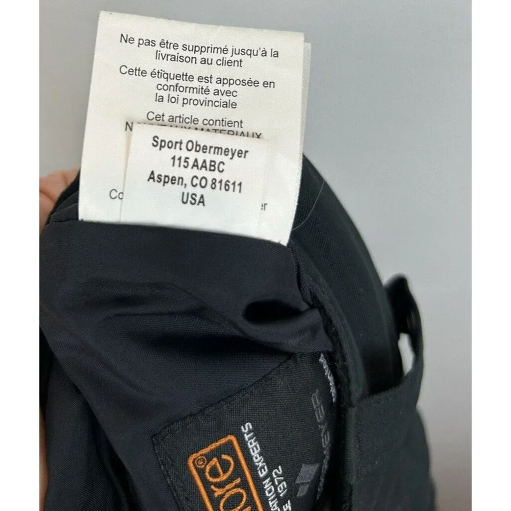 Obermeyer Pants Womens 6 Thermore Insulated Black Ski Snow 15017 Winter Read